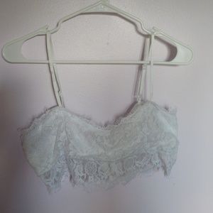 White lace bralett new never worn ASIAN SIZING XL